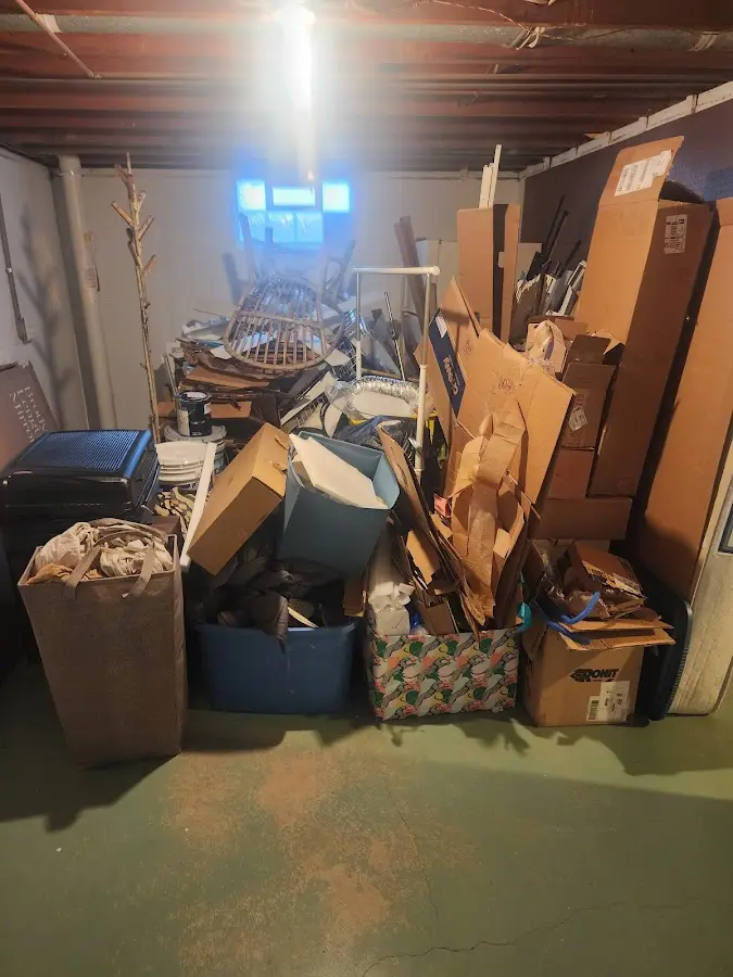 Roll-off dumpster container at job site for Concrete Dumpster Rental in Bluffdale